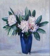 unknow artist Rhododendrons by Clara Burbank France oil painting artist